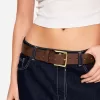 Belt with silver buckle Belt with silver buckle