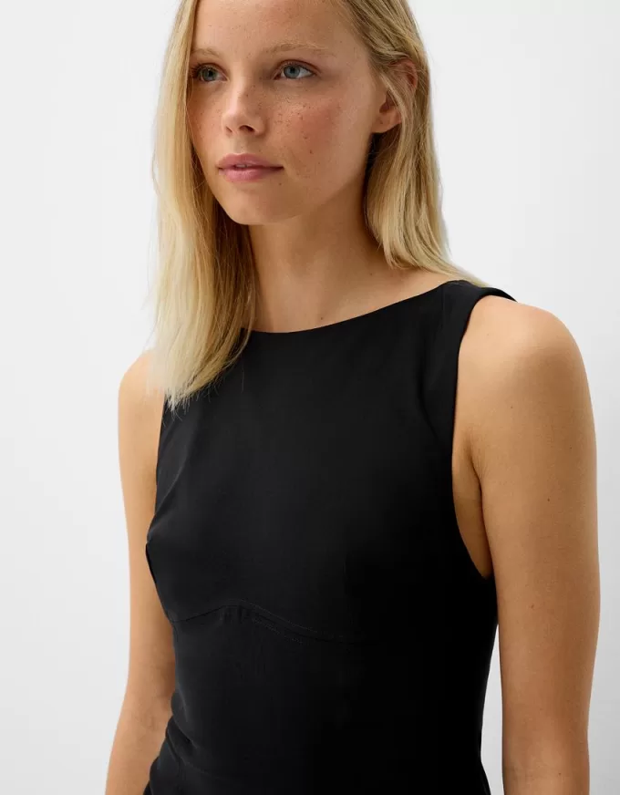 Bengaline mini dress