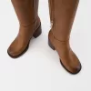 Block heel boots