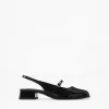 Block heel slingback Mary Janes