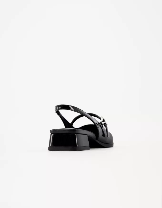 Block heel slingback Mary Janes