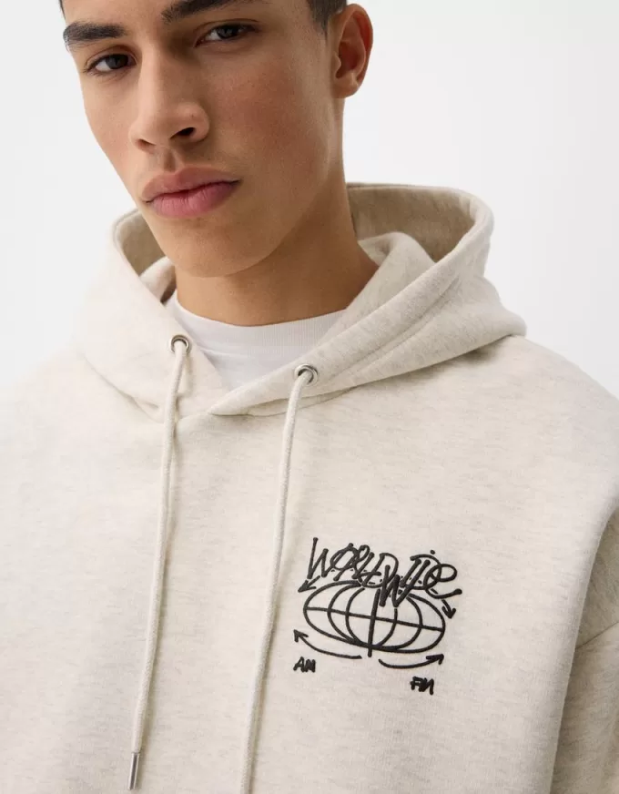 Boxy fit print hoodie Boxy fit print hoodie