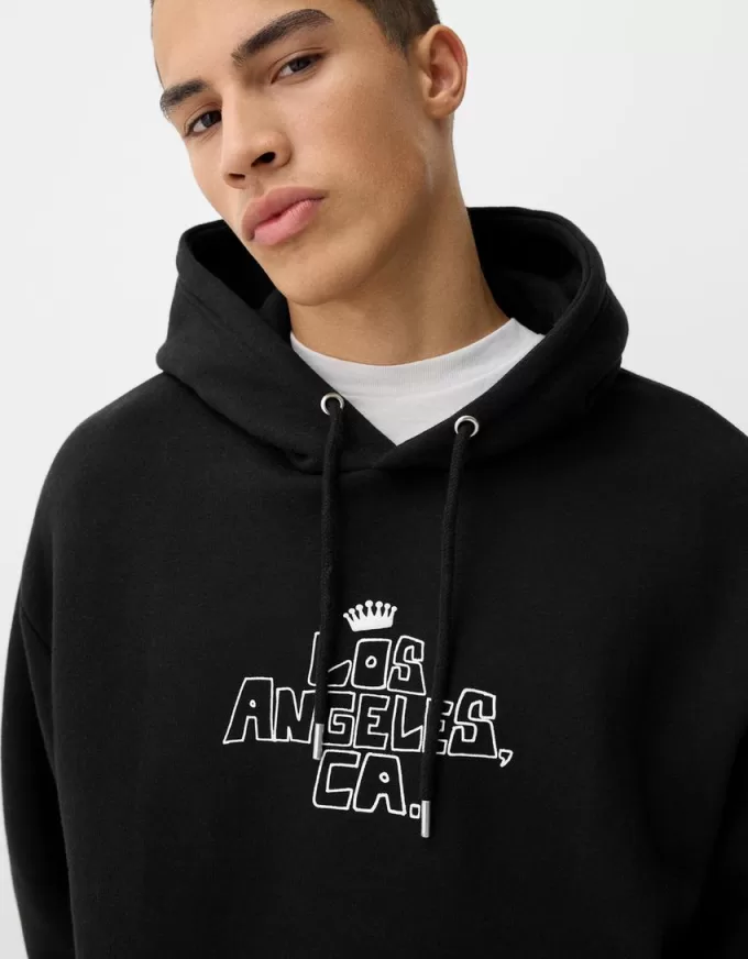 Boxy fit print hoodie Boxy fit print hoodie