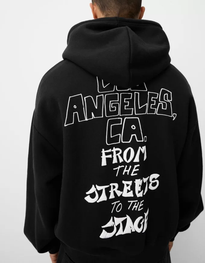 Boxy fit print hoodie Boxy fit print hoodie