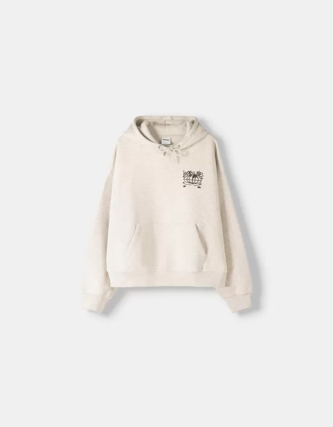 Boxy fit print hoodie Boxy fit print hoodie