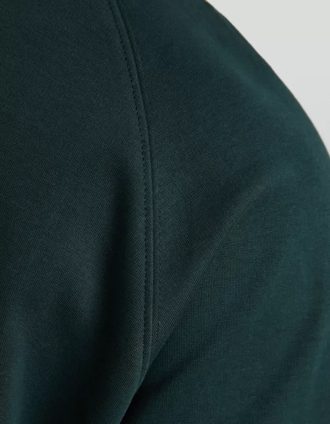 Boxy fit short sleeve interlock T-shirt