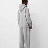 Boxy-fit zip-up hoodie