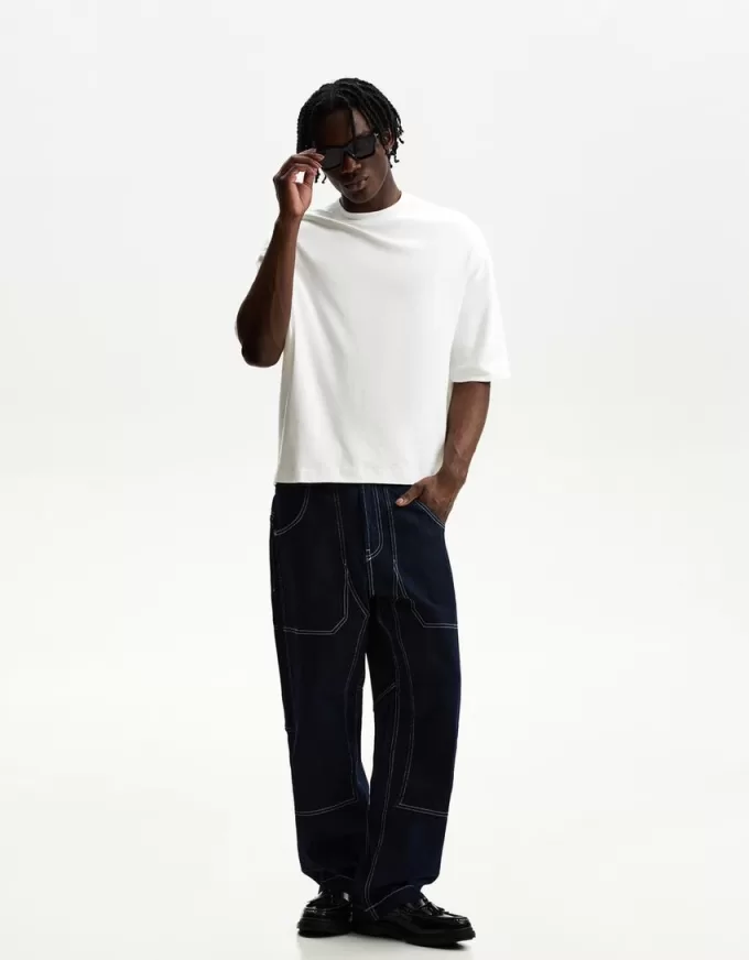 Boxy short sleeve T-shirt