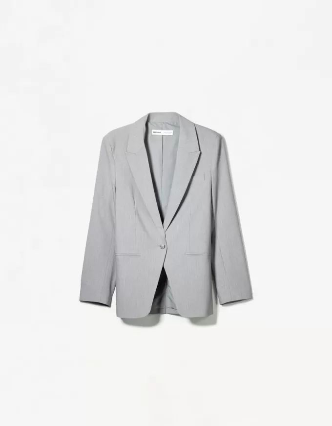 Buttoned blazer