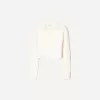 Cable-knit polo collar sweater Cable-knit polo collar sweater