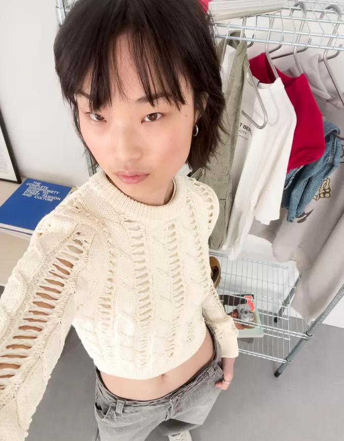 Cable-knit sweater Cable-knit sweater