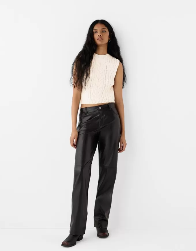 Cable-knit vest Cable-knit vest