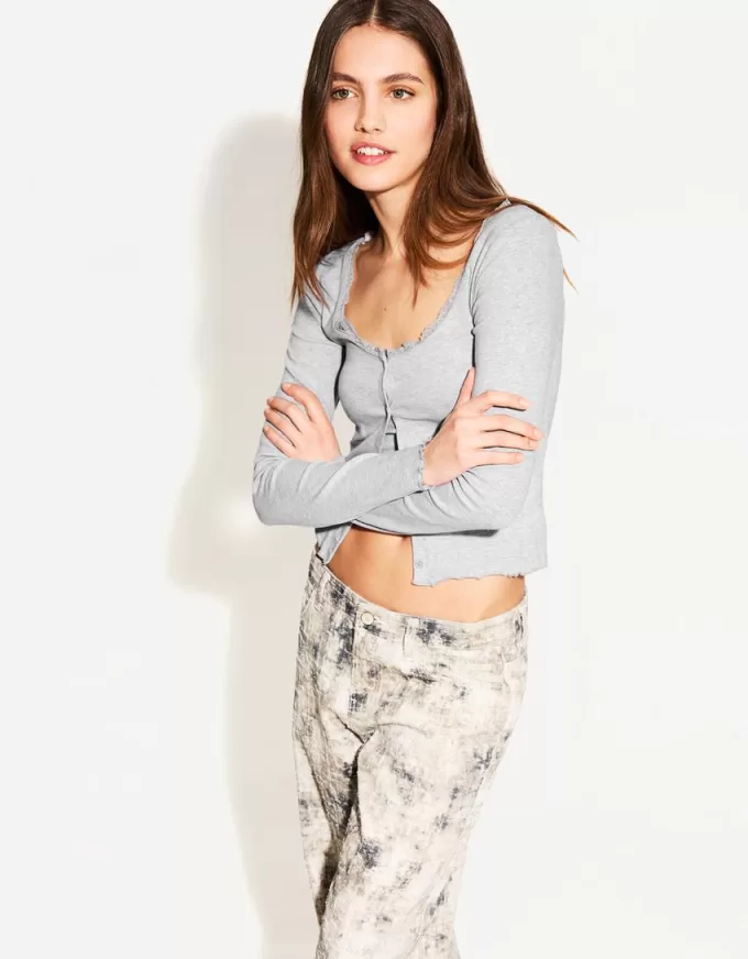 Cardigan and top set