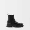 Chelsea boots with track soles