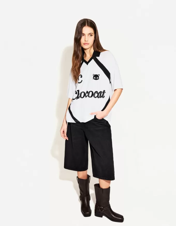 Chococat print short sleeve T-shirt