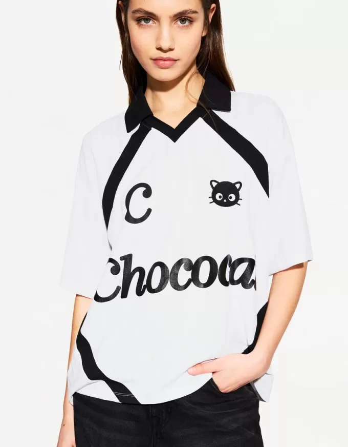 Chococat print short sleeve T-shirt