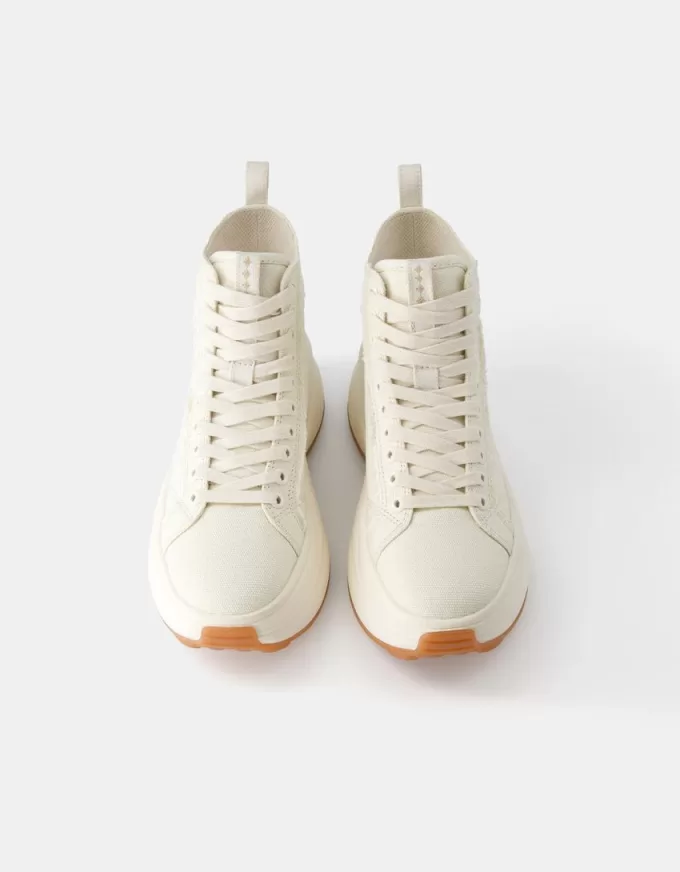 Chunky sole high-top sneakers