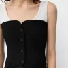 Contrast bandeau vest