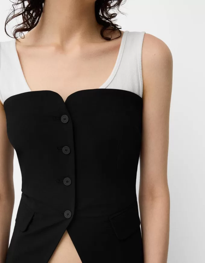 Contrast bandeau vest
