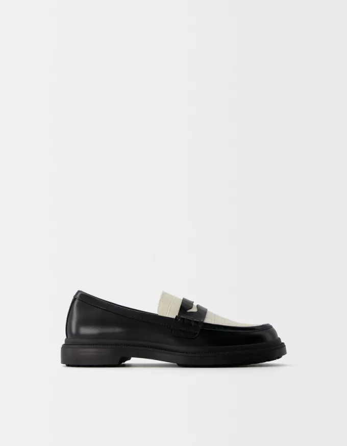Contrast loafers