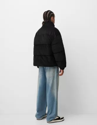 Corduroy quilted jacket