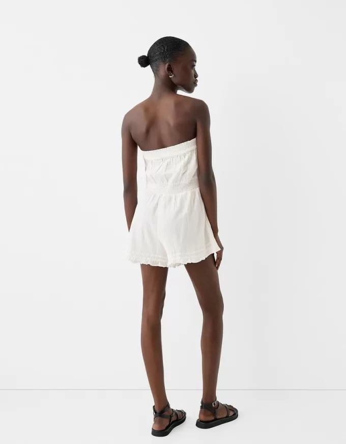 Cotton chiffon playsuit