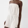 Cotton chiffon playsuit