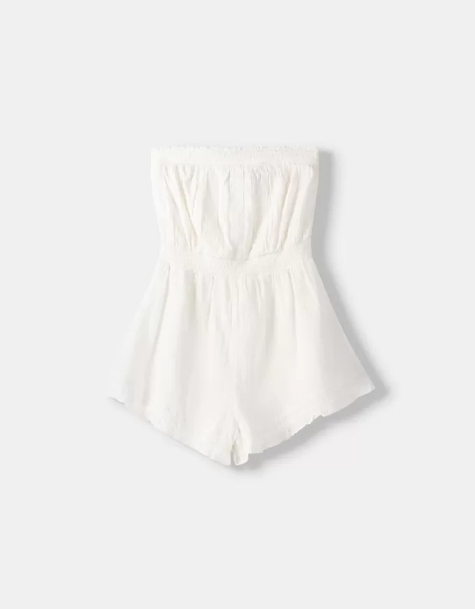 Cotton chiffon playsuit