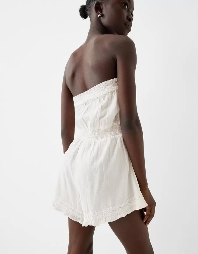 Cotton chiffon playsuit