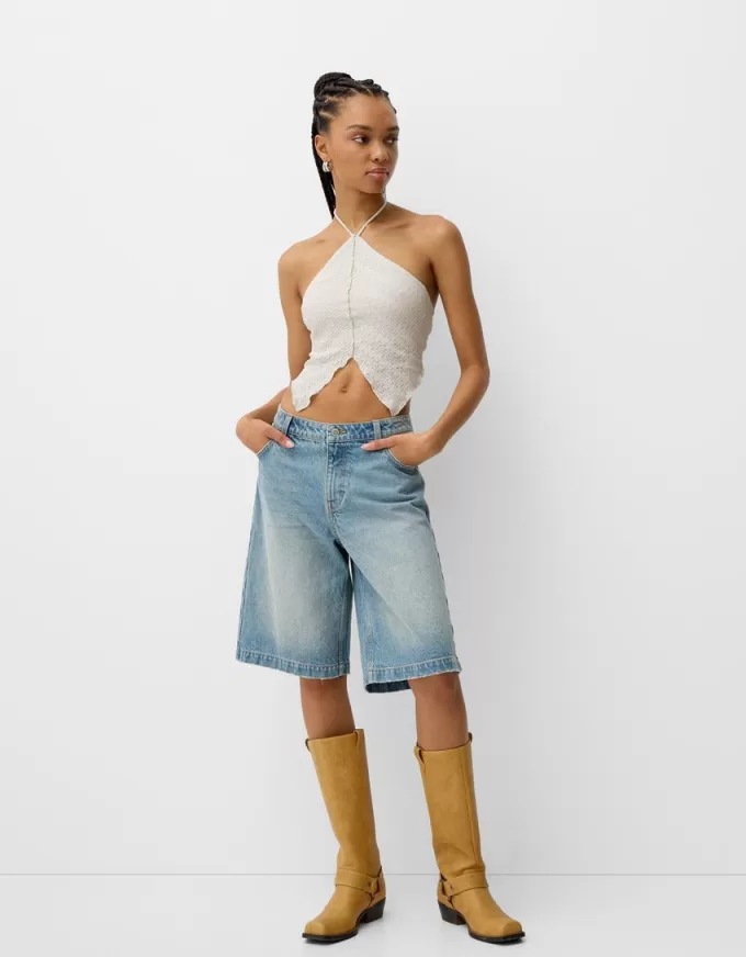 Crochet racer top Crochet racer top