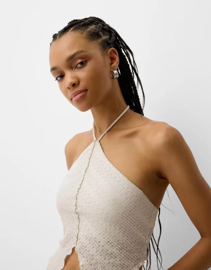 Crochet racer top Crochet racer top