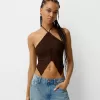 Crochet racer top