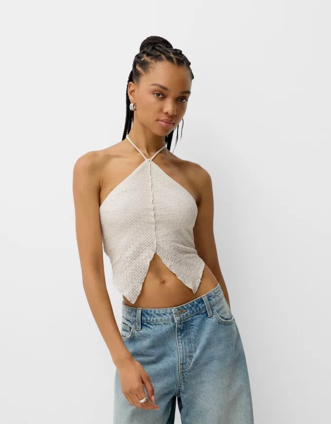 Crochet racer top Crochet racer top