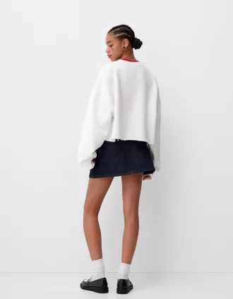 Cropped Cars sweatshirt