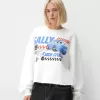 Cropped Cars sweatshirt