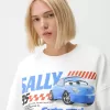 Cropped Cars sweatshirt