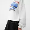 Cropped Cars sweatshirt