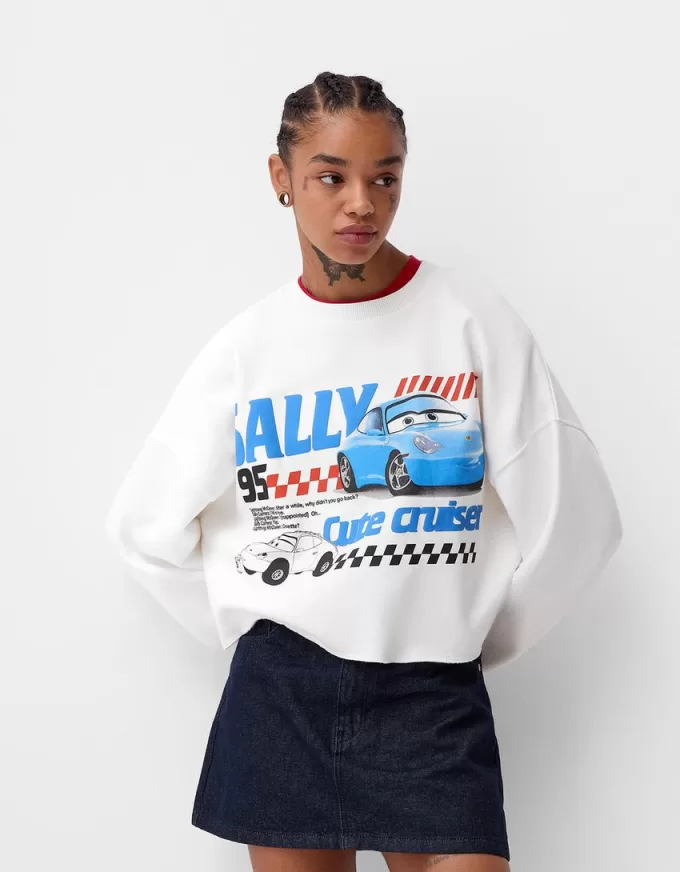 Cropped Cars sweatshirt Cropped Cars sweatshirt