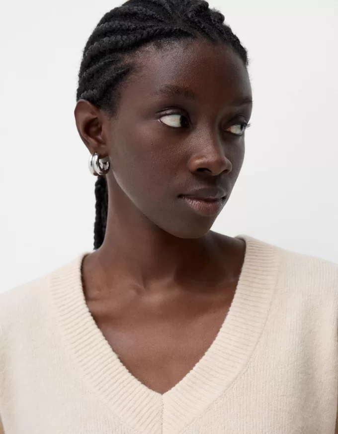 Cropped V-neck sweater Cropped V-neck sweater