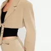 Cropped blazer
