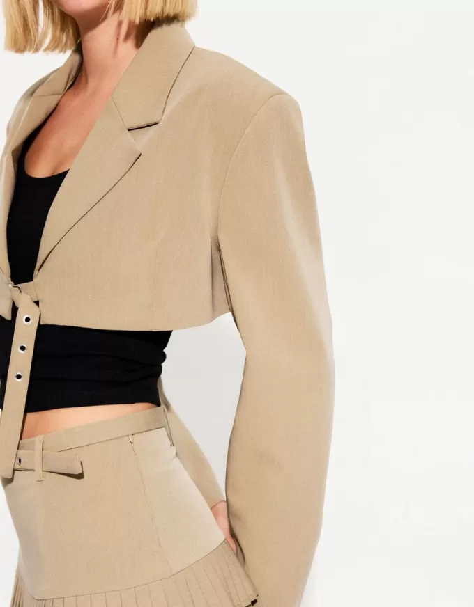 Cropped blazer