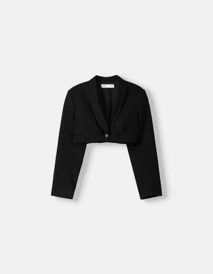 Cropped blazer