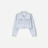 Cropped denim jacket