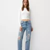 Cropped jeans