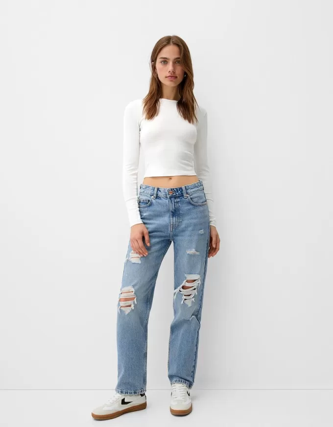 Cropped jeans