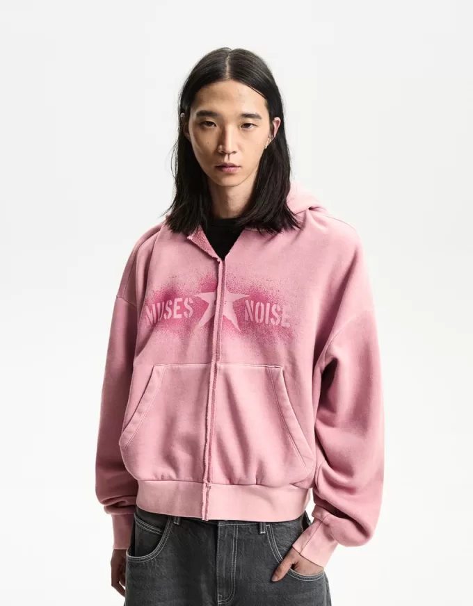 Cropped printed hoodie Cropped printed hoodie