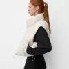Cropped puffer vest