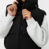 Cropped puffer vest