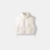 Cropped puffer vest