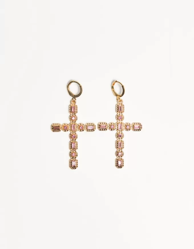 Cross earrings